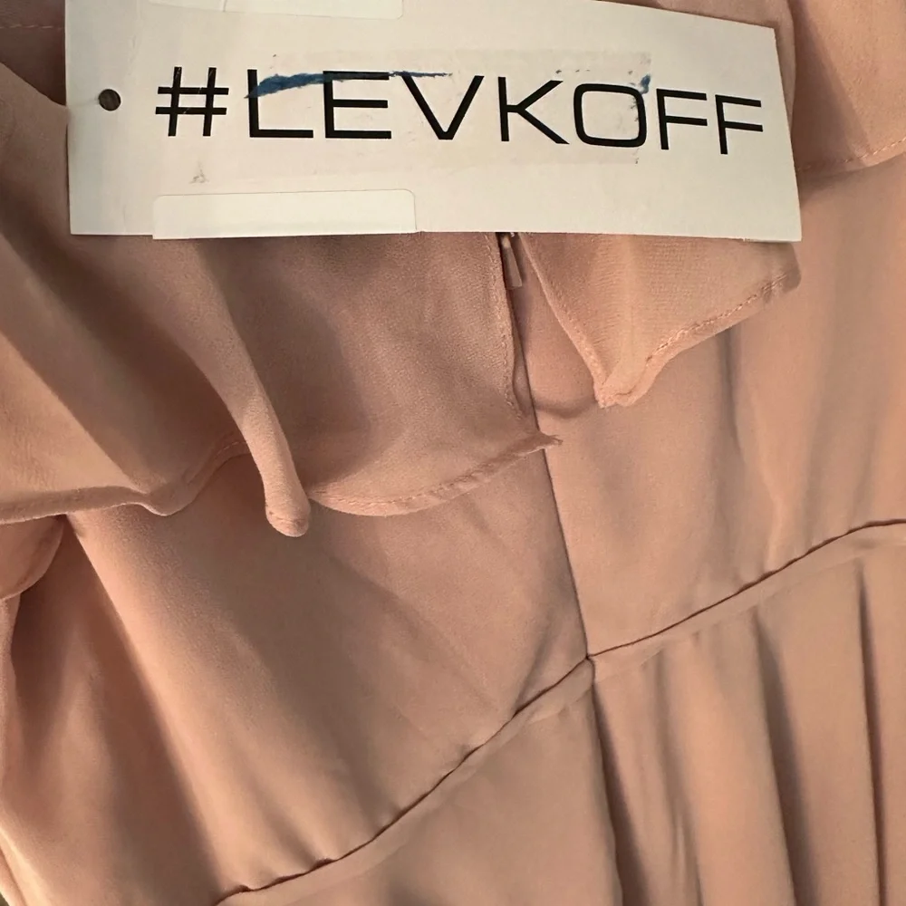Brand: Levkoff Size 12 chiffon dress - Picture 4 of 9